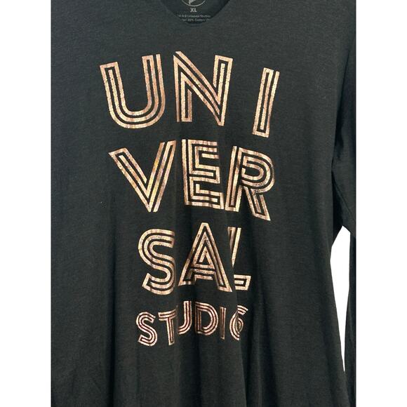 Universal Studio Black‎ Hooded Lightweight Top XLarge - Picture 3 of 7